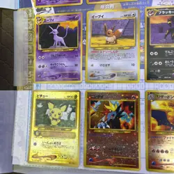 Pokemon Card Neo Premium File Vol. 2 Folder 9 Types Card Set 2000 Blackie VMAX - Image 5