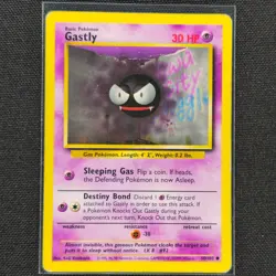 Gastly - 50/102 - Common - Base Set - Pokemon Card - HP - Image 1