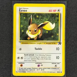 Eevee - 55/82 - Common - Team Rocket - Pokemon Card - HP - Image 1