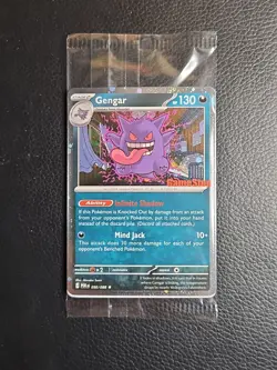 Gengar Promo Card Pokemon Perfect Order Gamestop Stamped 050/088 SEALED - Image 1