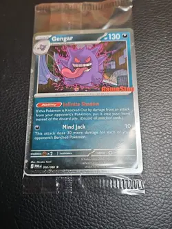 Gengar Promo Card Pokemon Perfect Order Gamestop Stamped 050/088 SEALED - Image 4