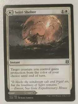 SEJIRI SHELTER 037 Zendikar Rising MTG Magic NM - Image 1