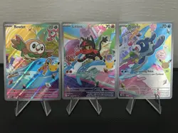 Pokemon First Partner Promos 043 Rowlet 044 Litten 045 Popplio NM - Image 1