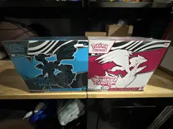 Pokemon TCG Black Bolt and White Flare Elite Trainer Boxes ETB 2-Pack, Sealed - Image 1