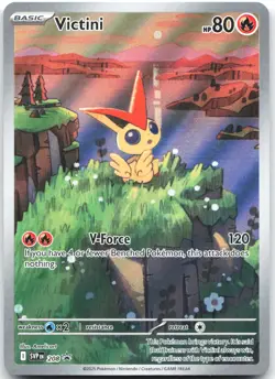 Victini 208 Holo Promo Scarlet & Violet Promo Pokemon Near Mint - Image 1