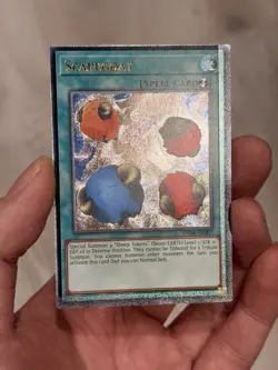 Yugioh Misprint Ultimate Rare Foil Border Shift Scapegoat OP08 NM Euro Print - Image 2