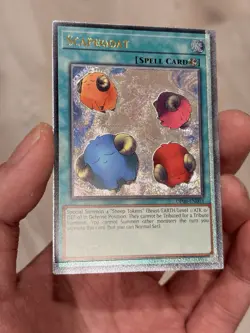 Yugioh Misprint Ultimate Rare Foil Border Shift Scapegoat OP08 NM Euro Print - Image 4