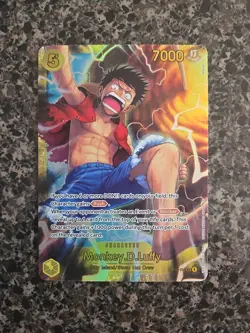 One Piece TCG Monkey.D.Luffy Secret OP15-119 Adventure on Kami's Island Foil - Image 1