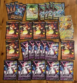 Pokemon Card Lot, NM/M, Dark Sylveon, Dark Charizard, Oversized/Jumbo, Rayquaza - Image 1