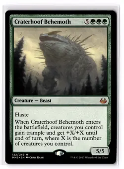 Craterhoof Behemoth 122 Modern Masters 2017 Normal NM - Image 1