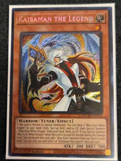 Yugioh 1x Kaibaman the Legend DUAD-EN021 Duelist's Advance Secret 1st Ed NM - Image 1