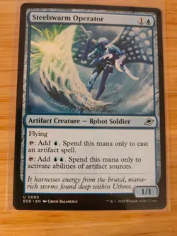 MTG Steelswarm Operator 0080 Edge of Eternities M/NM Free UK P&P - Image 1
