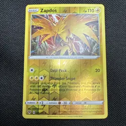Zapdos Reverse Holo Vivid Voltage Pokemon Card 048/185 - Image 1