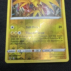 Zapdos Reverse Holo Vivid Voltage Pokemon Card 048/185 - Image 4