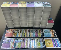 Huge Bulk Lot of 5000+ Japanese Pokemon Cards w Holo Rares, Reverse Holos + More - Image 1