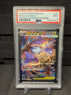 2025 | Pokemon Mega Evolution | Mega Latias EX SIR | 181/132 | PSA 9 - Image 1