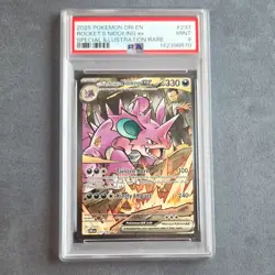 Pokemon Team Rocket's Nidoking EX 233/182 Destined Rivals Holo Rare PSA 9 2025 - Image 1
