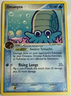Omanyte 60/92 Non-Holo Legend Maker Pokemon NM - Image 1