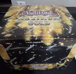 Yugioh Maximum Gold Display (5 Mini-Boxes) 1st Edition Factory Sealed - Image 1