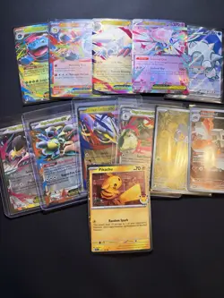 Pokemon Day Pikachu Promo + Mega Base Set & Phantasmal Flames Singles - Image 1