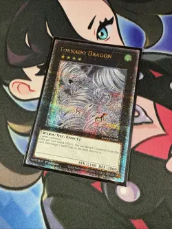 Yugioh Tornado Dragon Quarter Century Secret Rare RA04-EN289 1st Ed NM - Image 2