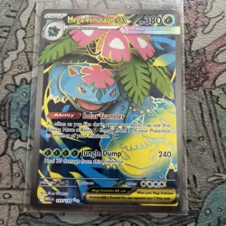 Pokemon Mega Venusaur EX Holo Card 155/132 Me01: Mega Evolution - Image 1