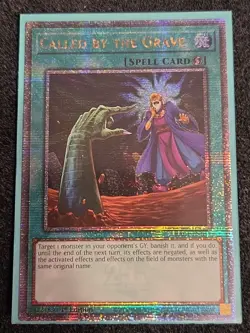 2023 YuGiOh Called by the Grave RA01-EN057 Quarter Century Rare 1st Ed NM/M - Image 1