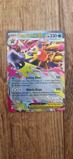 Mega Starmie Ex 021/088 | Perfect Order | Double Rare Pokemon Card - Image 1