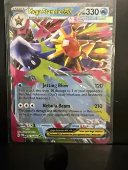 Mega Starmie Ex 021/088 - Double Rare - Perfect Order - Pokemon TCG - Image 1