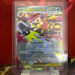 Mega Starmie Ex 021/088 | Perfect Order | Double Rare Pokemon Card - Image 1