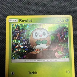 (NM) Rowlet 1/12 Confetti Holo 2016 McDonalds Promo Pokemon Card 317b-4 - Image 2