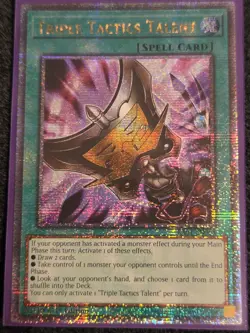 Yugioh! Triple Tactics Talent - RA01-EN063 - Quarter Century Secret Rare - 1st E - Image 1