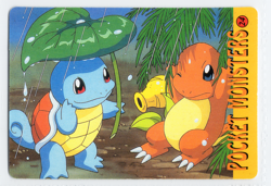 Pokemon 1995 Vending Prism Sparkle Sticker #22 Rev 24 Zubat Charmander Squirtle - Image 2