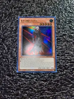Yugioh K9-OO Lupis JUSH-EN034 Ultra Rare 1st Edition Near Mint - Image 1