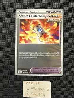 Pokemon Temporal Forces - Ancient Booster Energy Capsule- 140/162 - Reverse Holo - Image 1