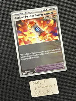 Pokemon Temporal Forces - Ancient Booster Energy Capsule- 140/162 - Reverse Holo - Image 3