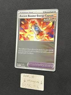 Pokemon Temporal Forces - Ancient Booster Energy Capsule- 140/162 - Reverse Holo - Image 4