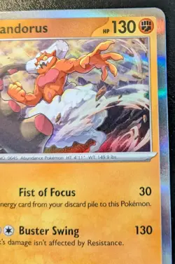 Landorus 110/191 Holo Rare Scarlet & Violet: Surging Sparks Pokemon TCG - Image 3