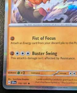 Landorus 110/191 Holo Rare Scarlet & Violet: Surging Sparks Pokemon TCG - Image 4
