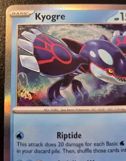 Kyogre 034/132 Holo Rare Mega Evolution Pokemon TCG - Image 2