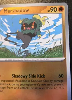 Marshadow 080/132 Reverse Holo Uncommon Mega Evolution Pokemon TCG - Image 3