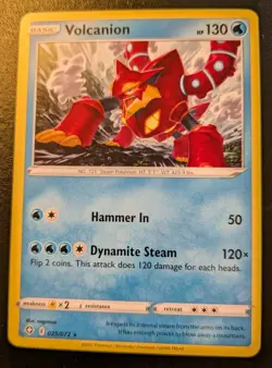 Volcanion 025/072 Rare Shining Fates Pokemon TCG - Image 1