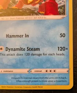 Volcanion 025/072 Rare Shining Fates Pokemon TCG - Image 5