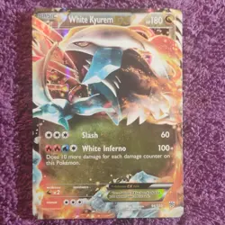 Pokemon White Kyurem EX 96/135 Plasma Storm Full Art Ultra Rare Holo 180 HP - Image 1