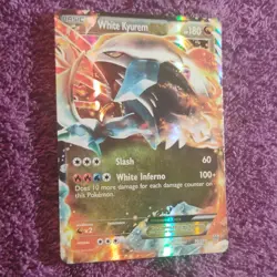 Pokemon White Kyurem EX 96/135 Plasma Storm Full Art Ultra Rare Holo 180 HP - Image 3
