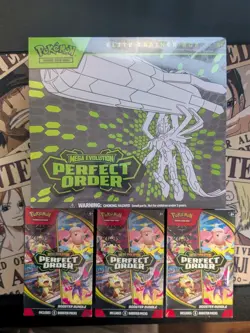 Pokemon Perfect Order Bundle: Elite Trainer Box + 3 Booster Bundles - Image 1