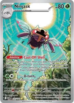 Ninjask 137/132 ME01: Mega Evolution Pokemon Card NM - Image 1