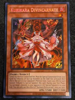 Kurikara Divincarnate Secret Rare Unl Edition POTE-EN031 Yugioh - Image 1