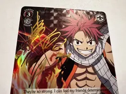 Power Of Allies Natsu Signed Weiss Schwarz - Image 5