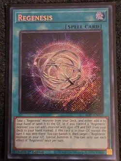 Yugioh Regenesis ALIN-EN059 Secret Rare 1st Edition NM - Image 1